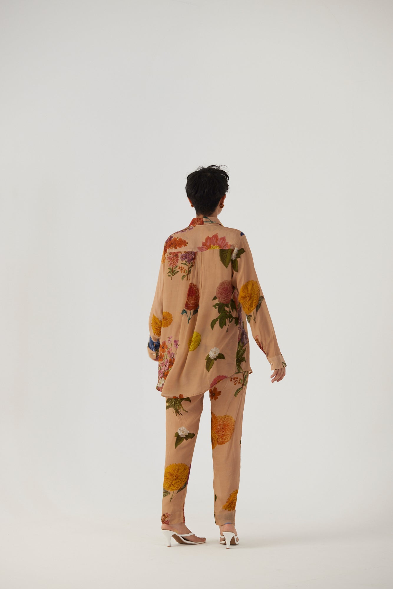 Vintage Garden Crepe Coord Set