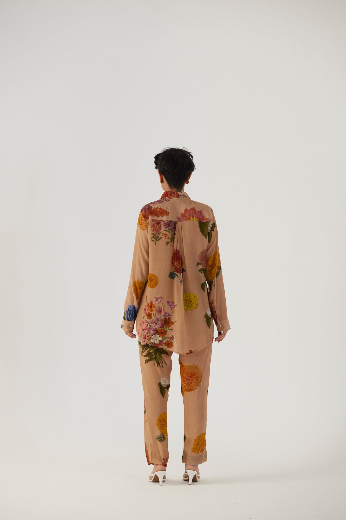 Vintage Garden Crepe Coord Set