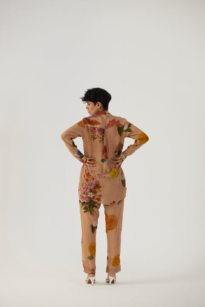 Vintage Garden Crepe Coord Set