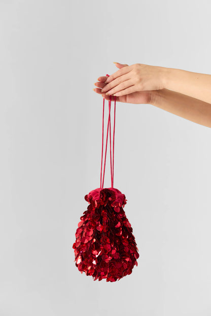 Red Sequin Bag