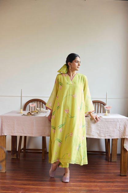 Lime Tulip Relaxed Fit Co Ord