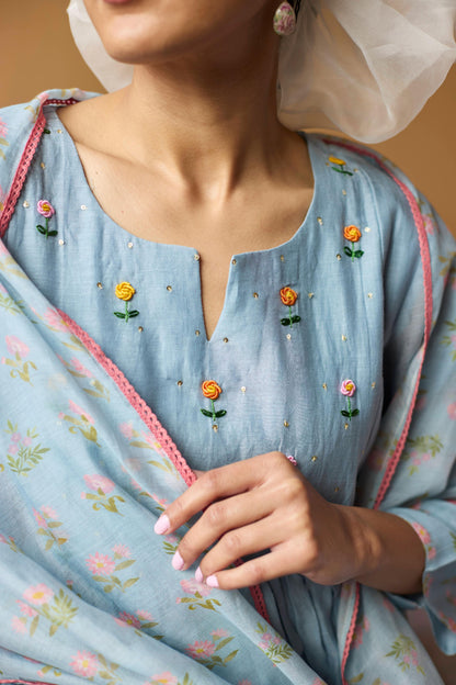 Powder Blue Florette Set