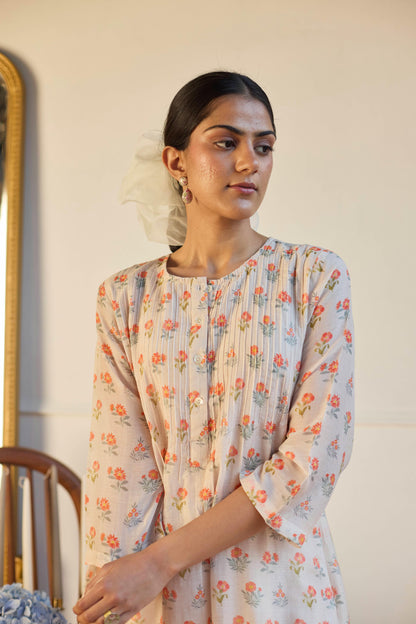 Taupe Tuck Relaxed Fit Co Ord