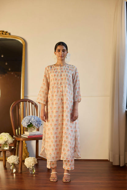 Taupe Tuck Relaxed Fit Co Ord