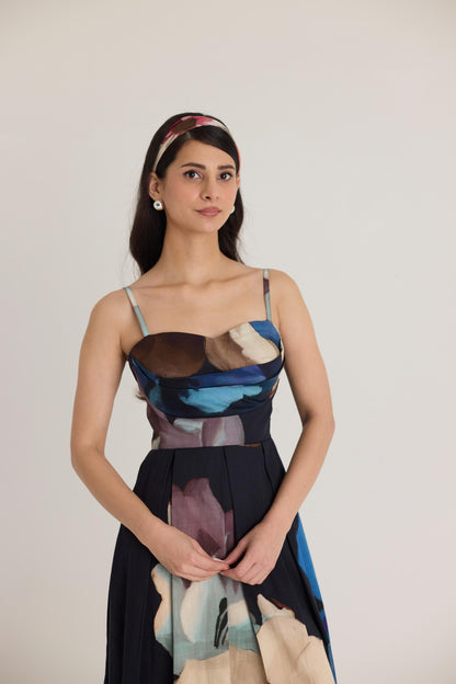 Rocco Cowl Bralette Dress