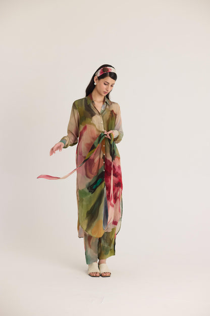 Tilly Wrap Kurta Set
