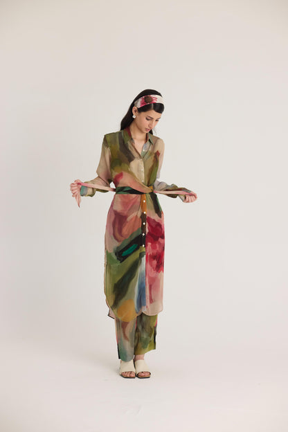 Tilly Wrap Kurta Set