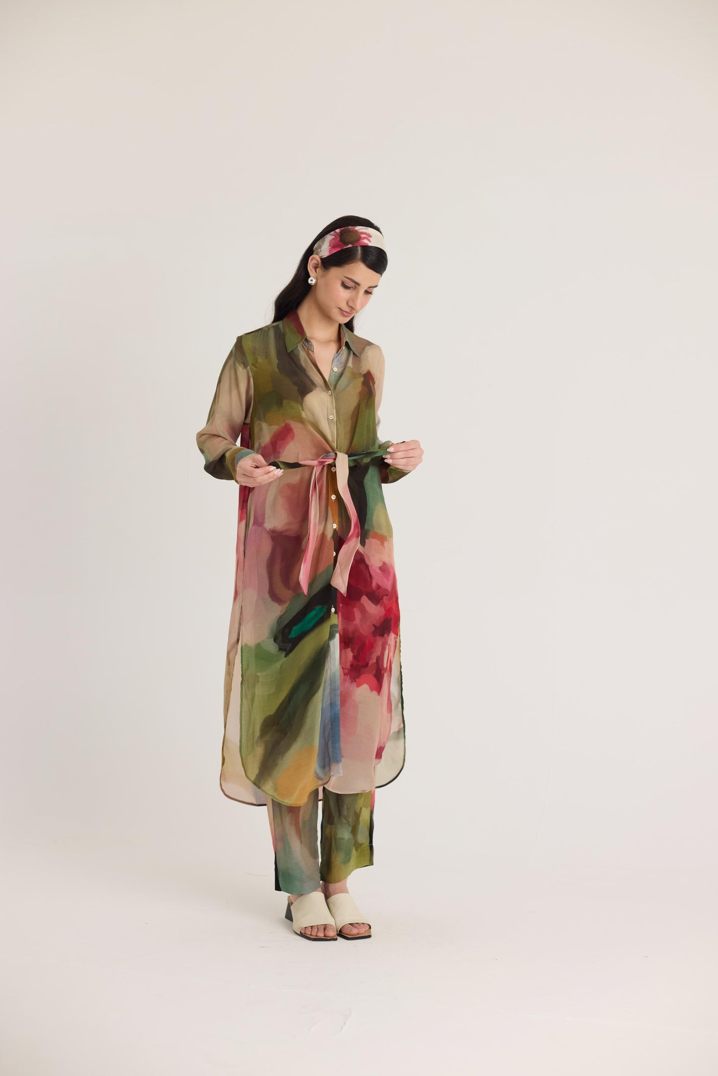 Tilly Wrap Kurta Set