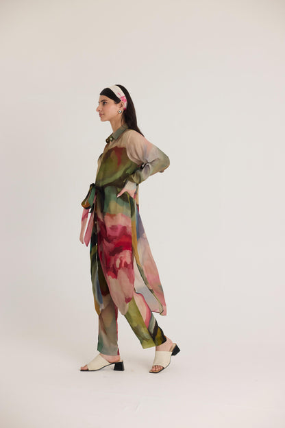 Tilly Wrap Kurta Set