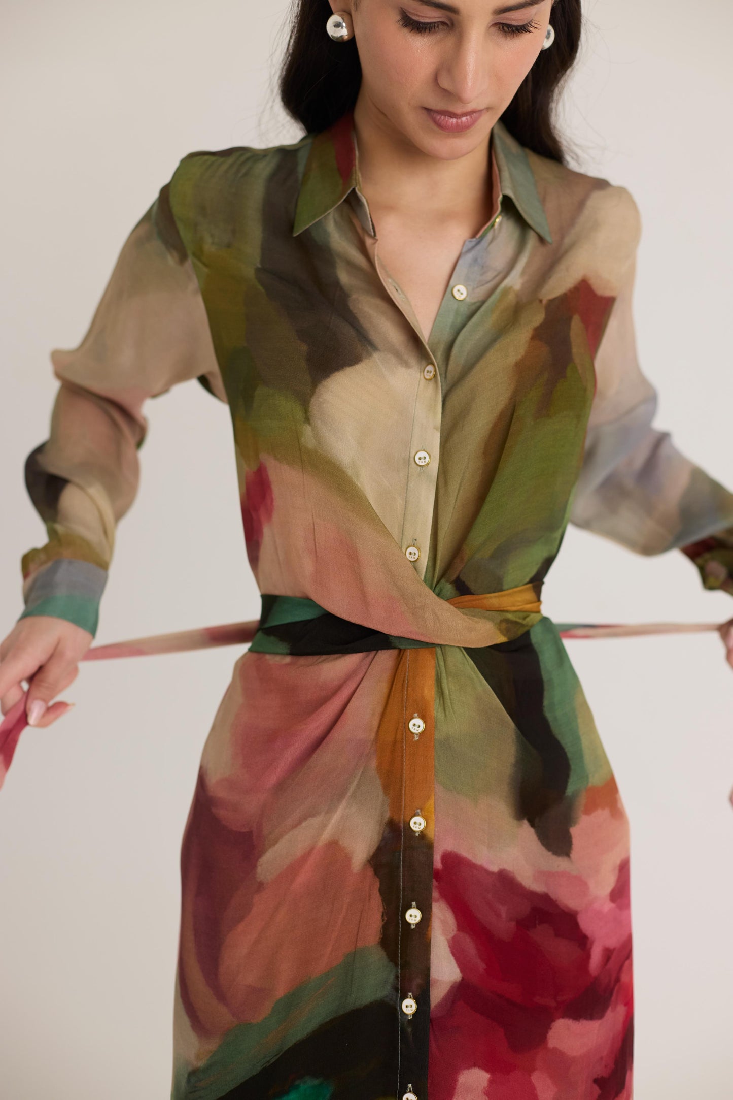 Tilly Wrap Kurta Set