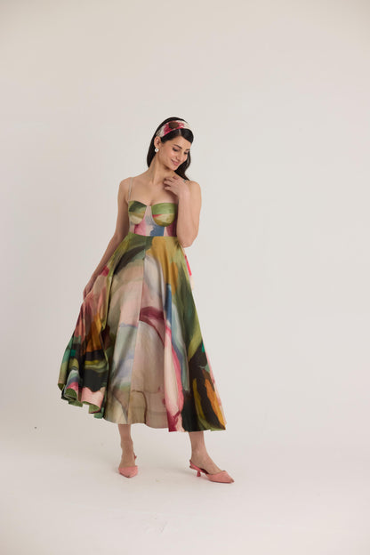 Tilly Flared Bralette Dress