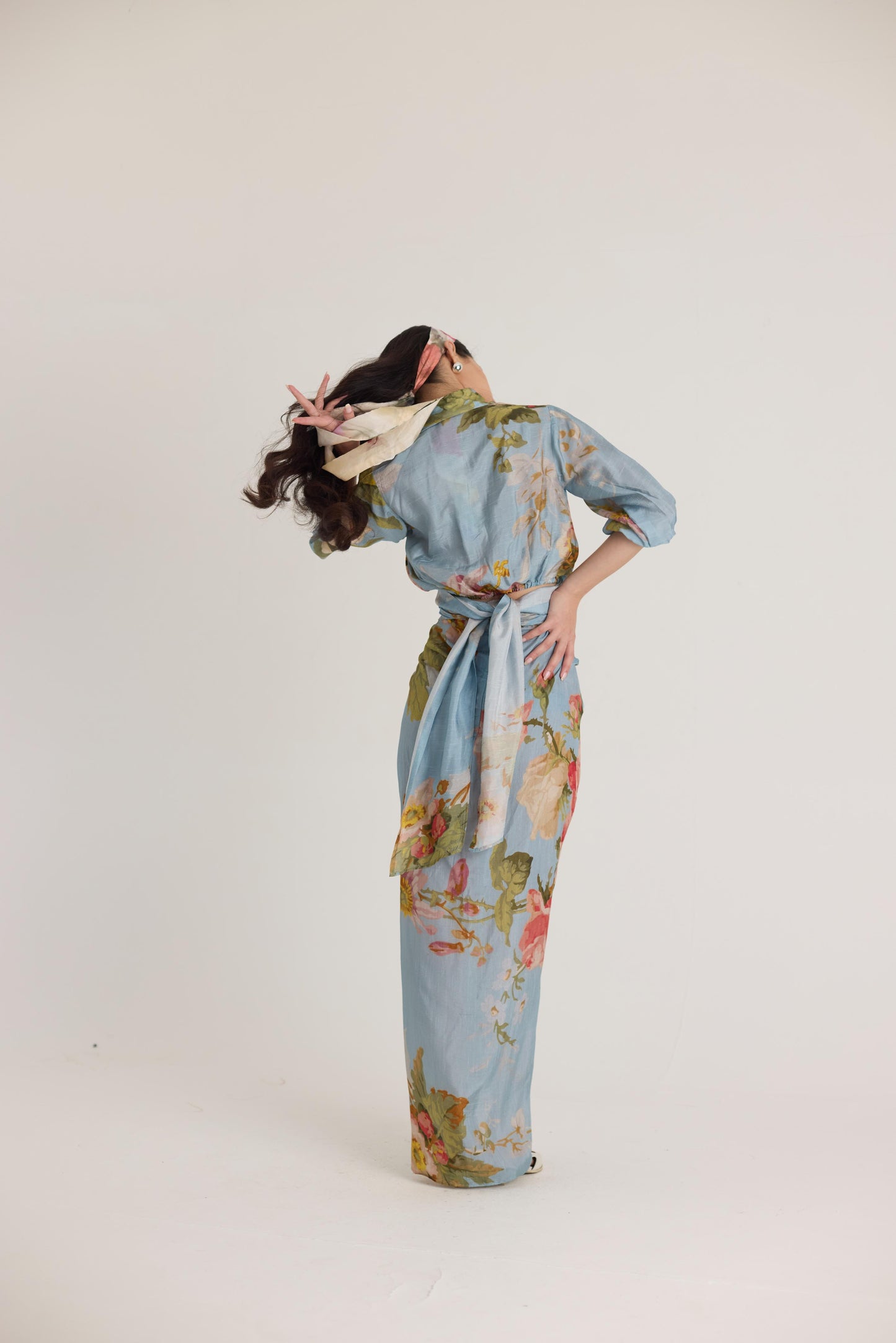 Taffy Tie-up Top & Skirt Set