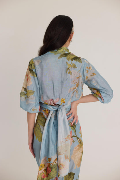 Taffy Tie-up Top & Skirt Set