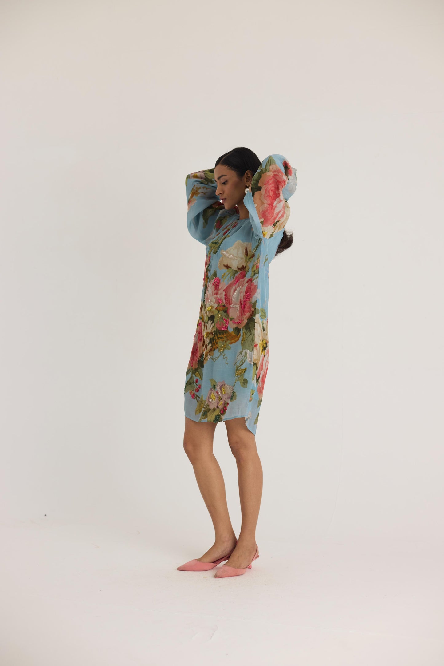 Taffy Embroidered Short Dress