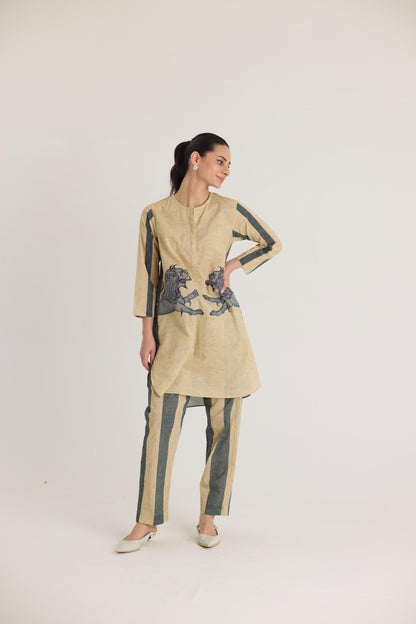 Paws Short Kurta Set