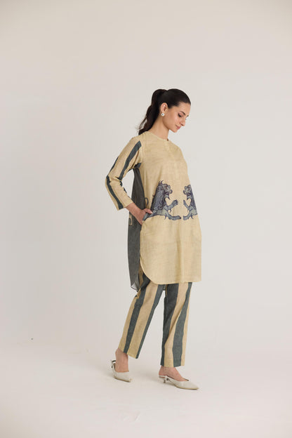 Paws Short Kurta Set