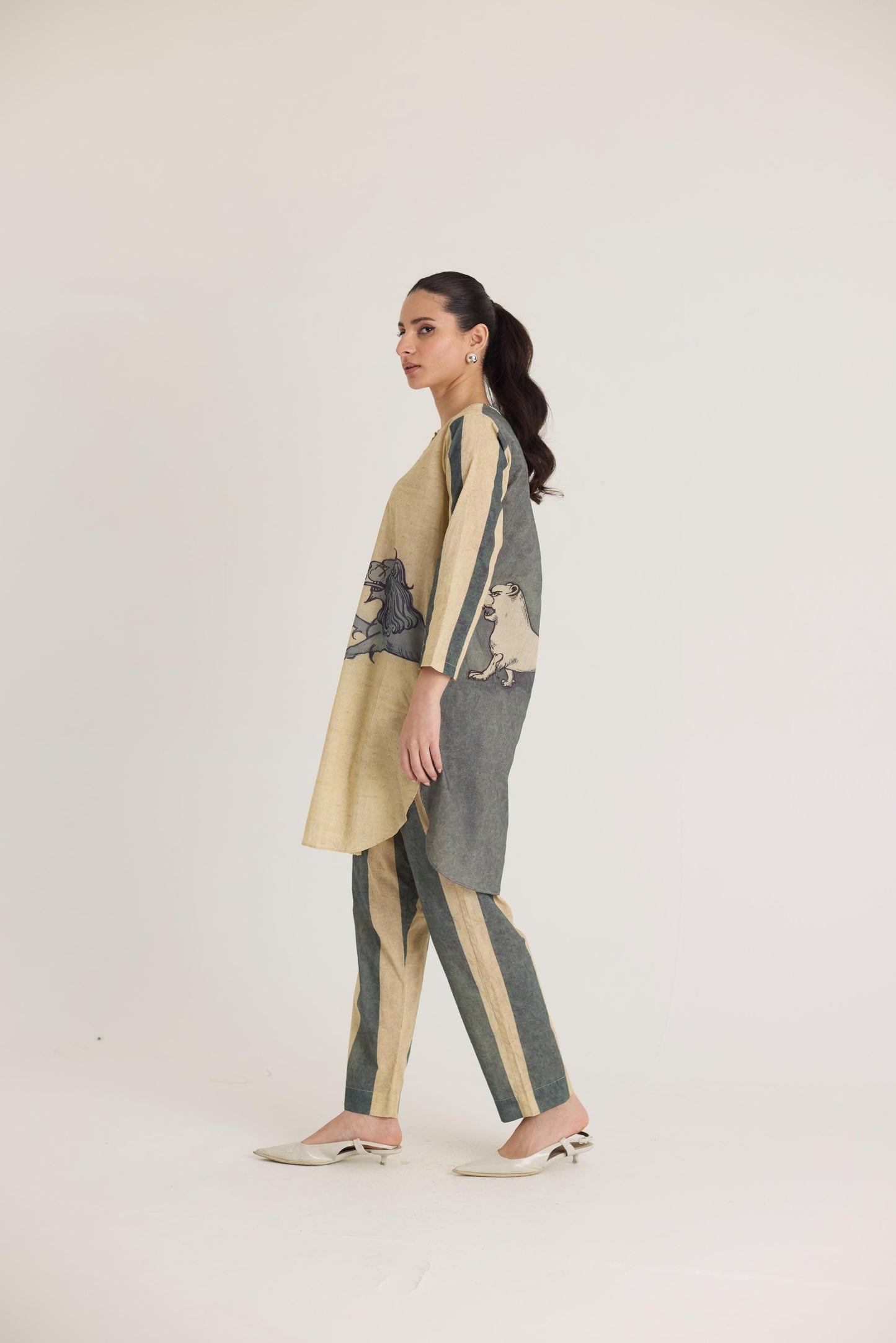 Paws Short Kurta Set