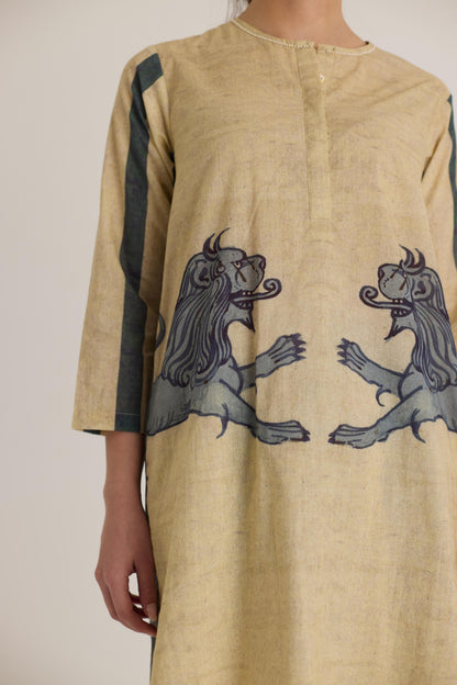 Paws Short Kurta Set