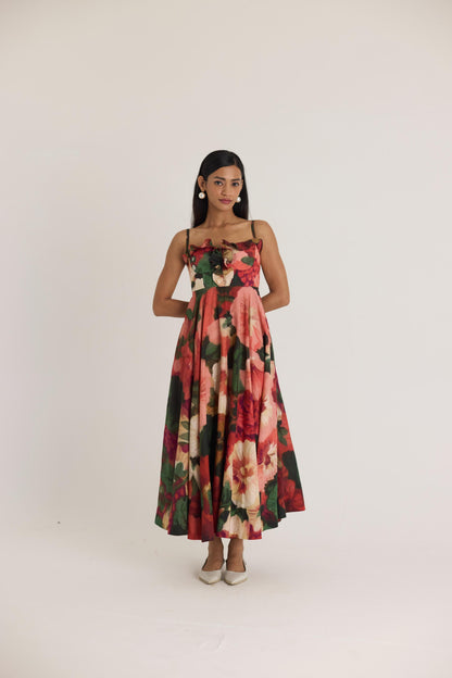 Scarlett  Cotton Frill Dress