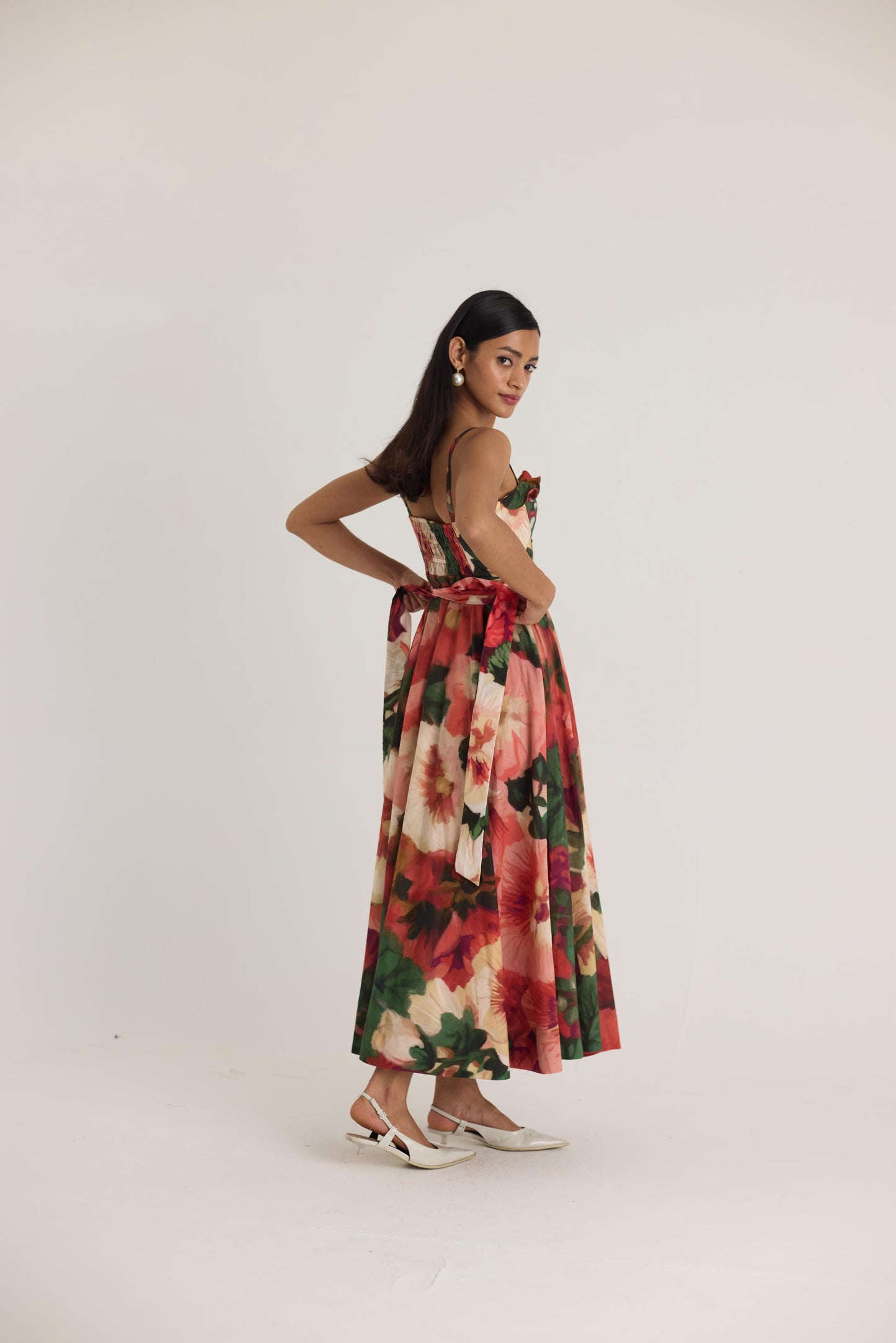 Scarlett  Cotton Frill Dress