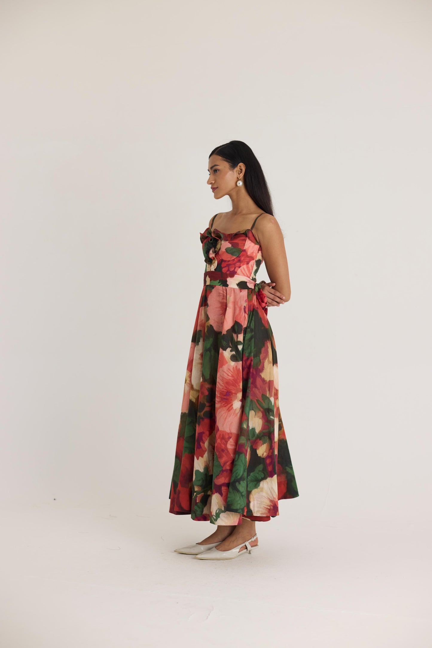 Scarlett  Cotton Frill Dress