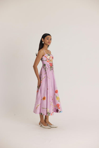 Giggle Berry Flared Bralette Dress