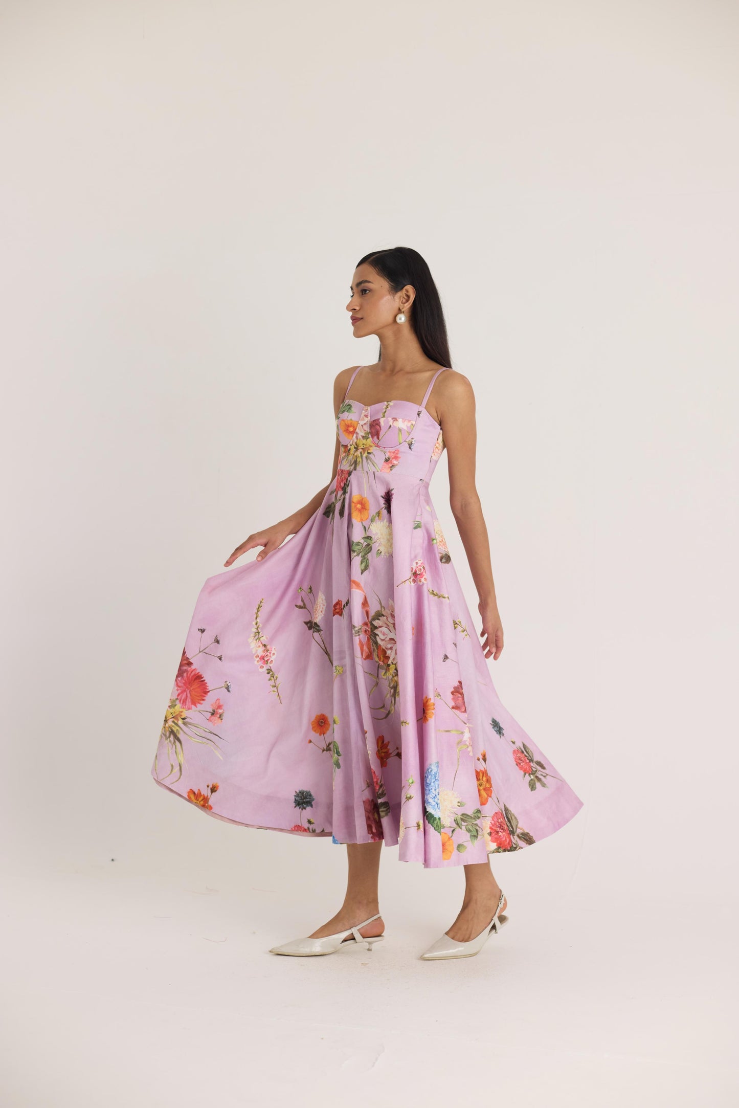 Giggle Berry Flared Bralette Dress