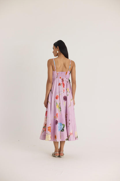 Giggle Berry Flared Bralette Dress