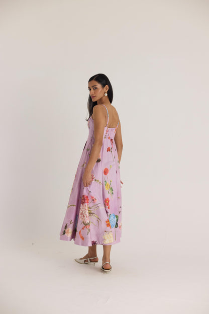 Giggle Berry Flared Bralette Dress