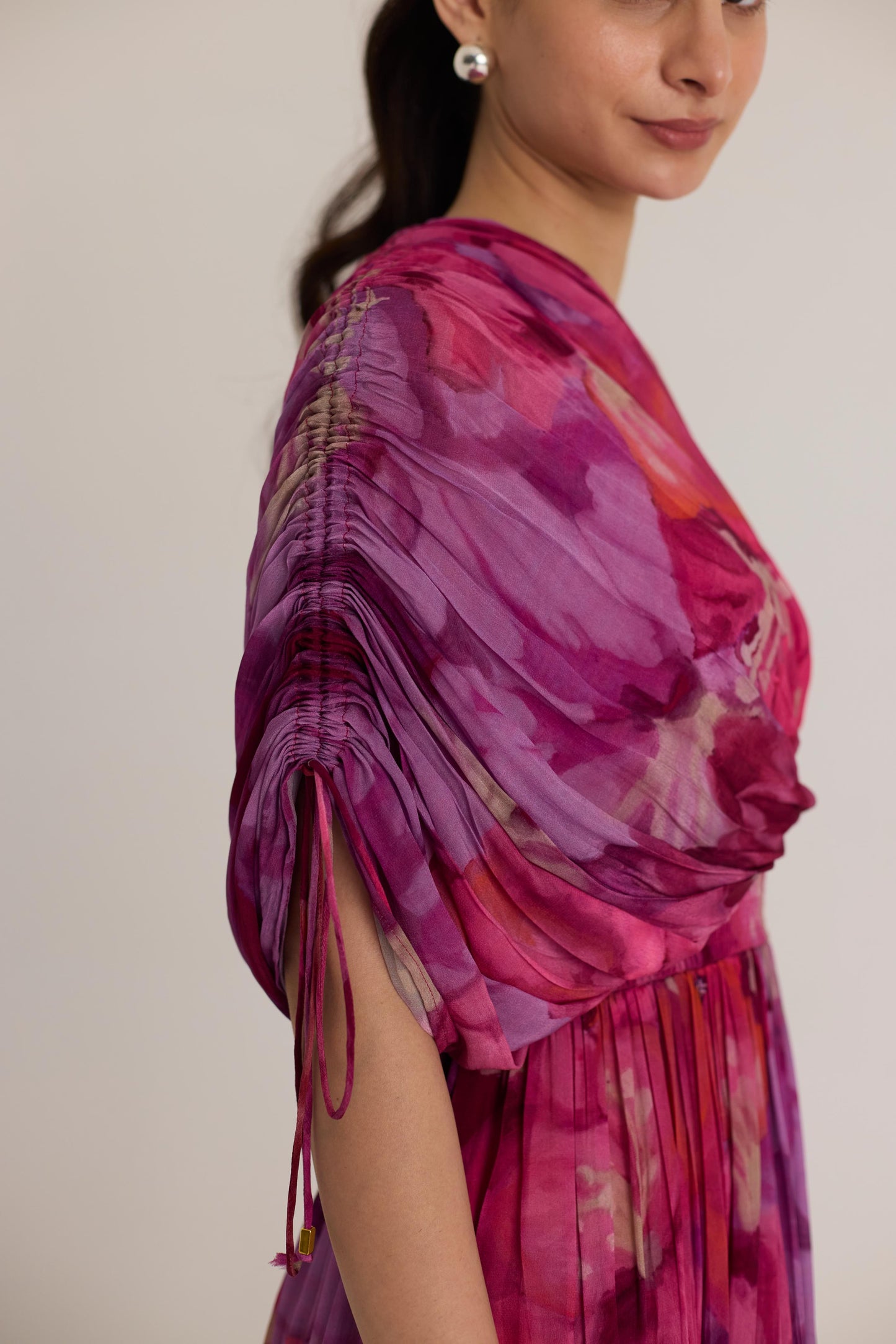 Violet One Shoulder Dress