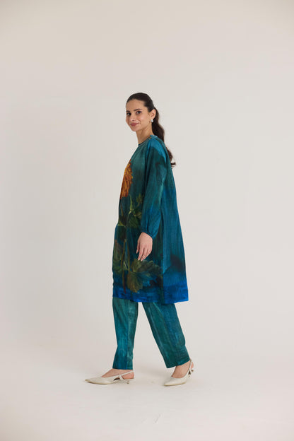 Dilly Dally Twill Kurta Set