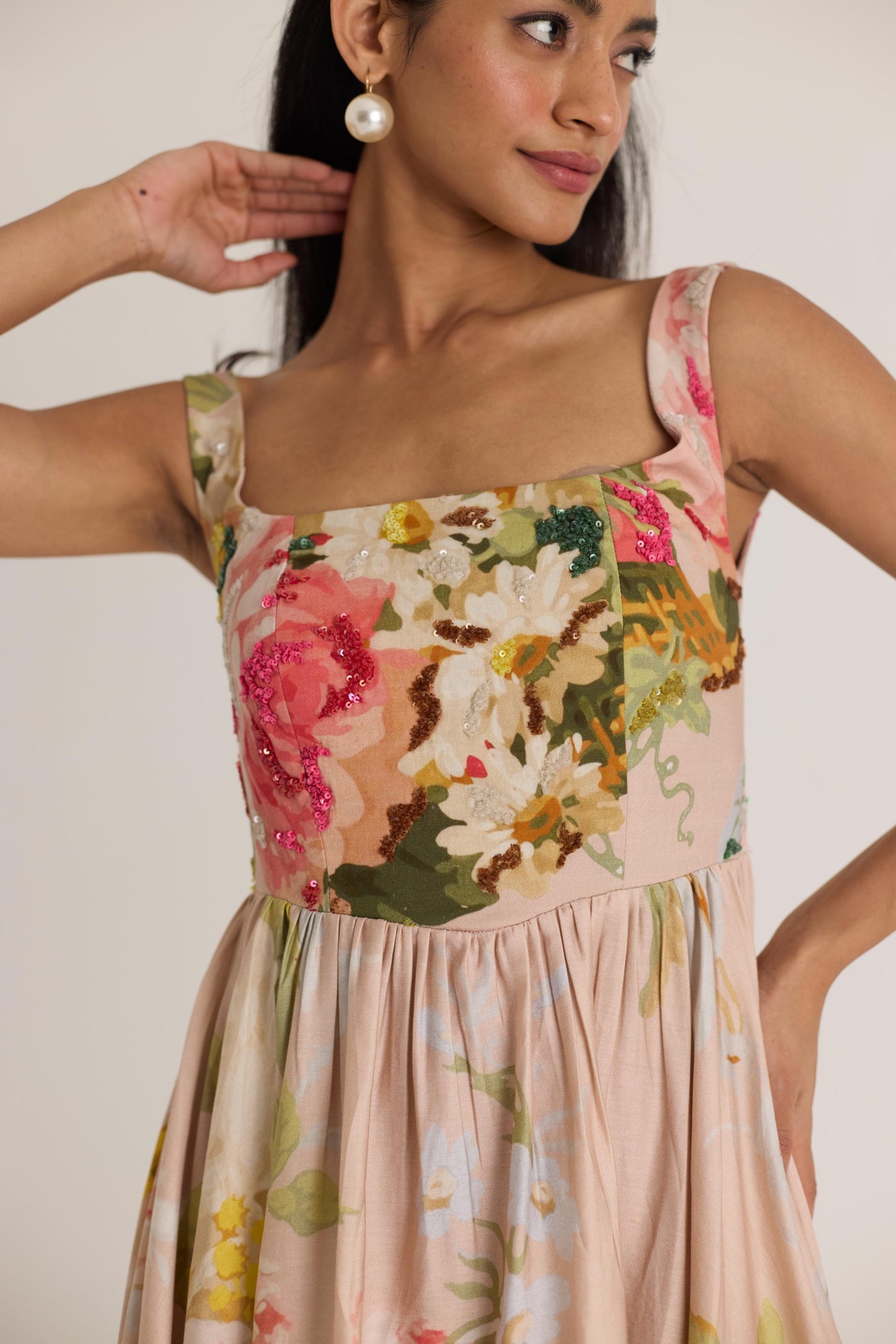 Hazel Embroidered Dress