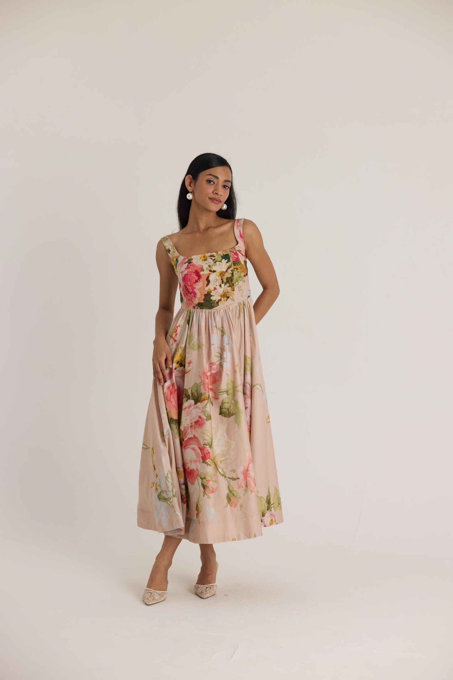 Hazel Embroidered Dress