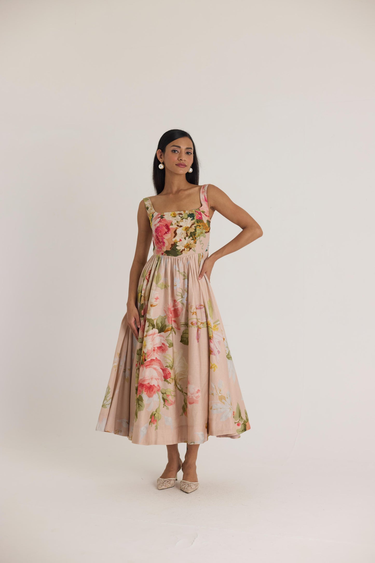 Hazel Embroidered Dress