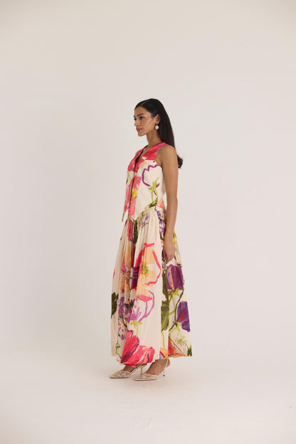 Dolly White Waistcoat & Skirt Set