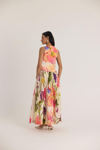 Dolly White Waistcoat & Skirt Set