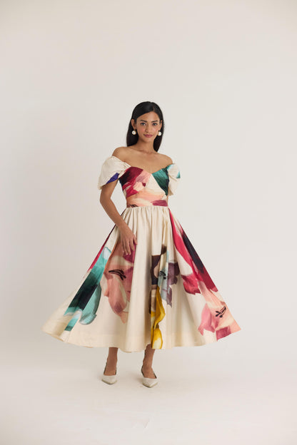 Lila Puff Sleeve Dress