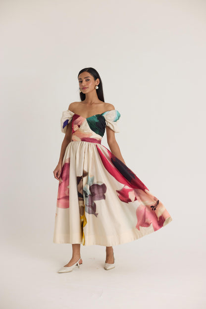 Lila Puff Sleeve Dress