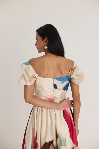 Lila Puff Sleeve Dress