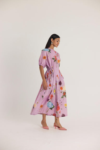 Giggle Berry  Lilac Side Tie Up Dress