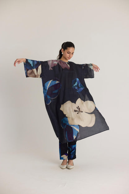 Rocco Silk Kaftan Set