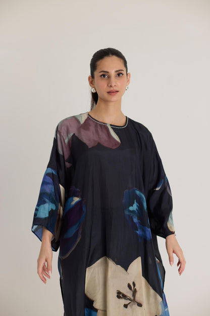 Rocco Silk Kaftan Set