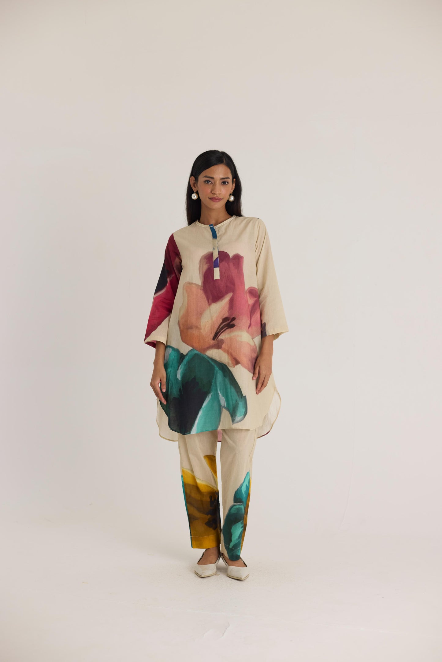 Lila Short Kurta Set