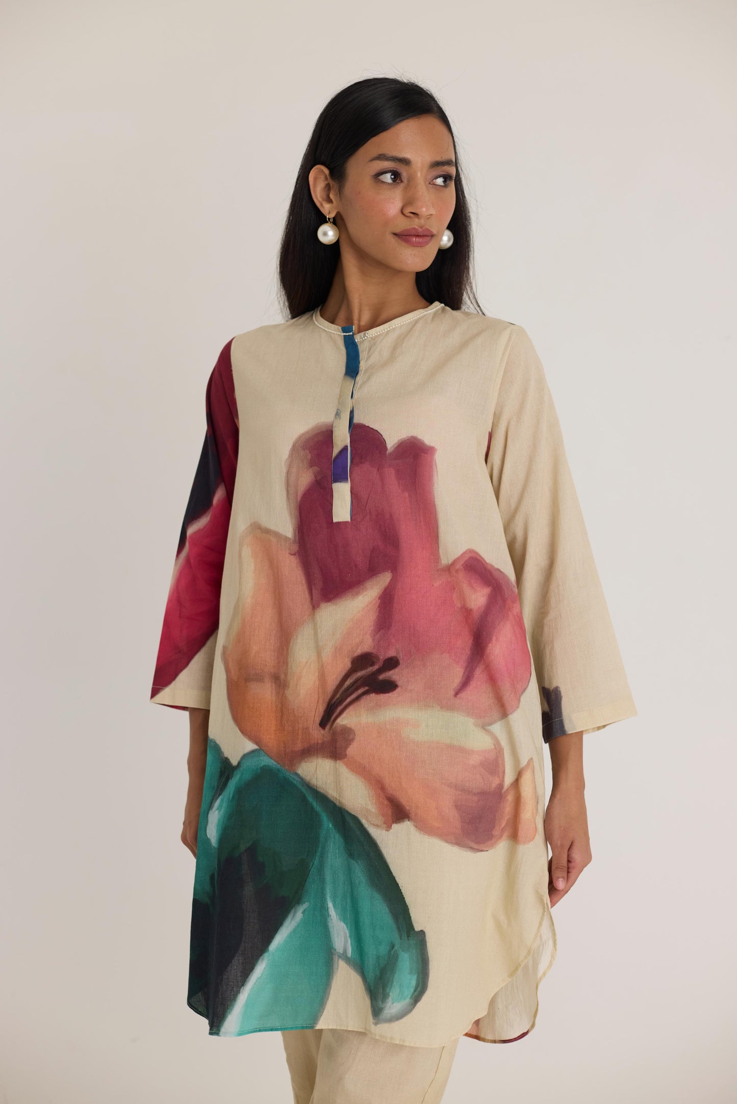 Lila Short Kurta Set