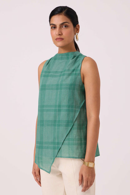 Sonya Green Handwoven Top