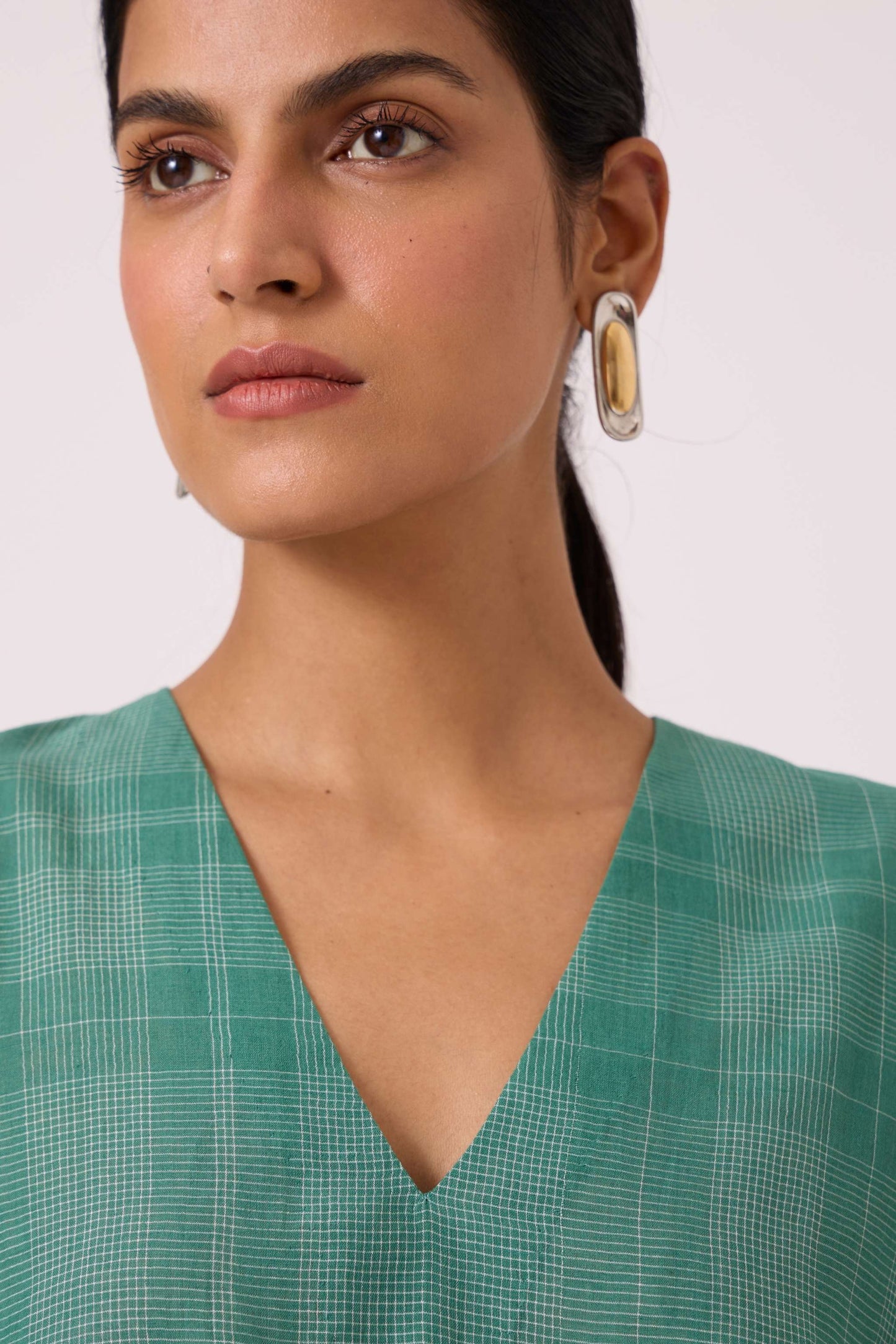 Rue Green Handwoven Top