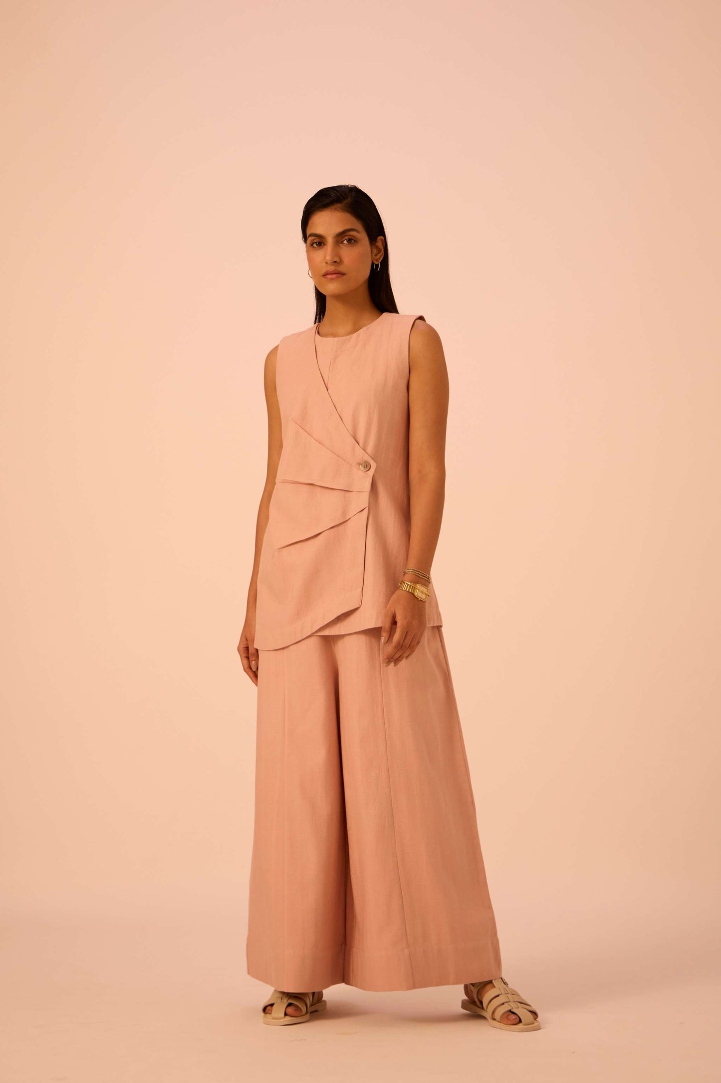 Karenin Pink Handwoven Top