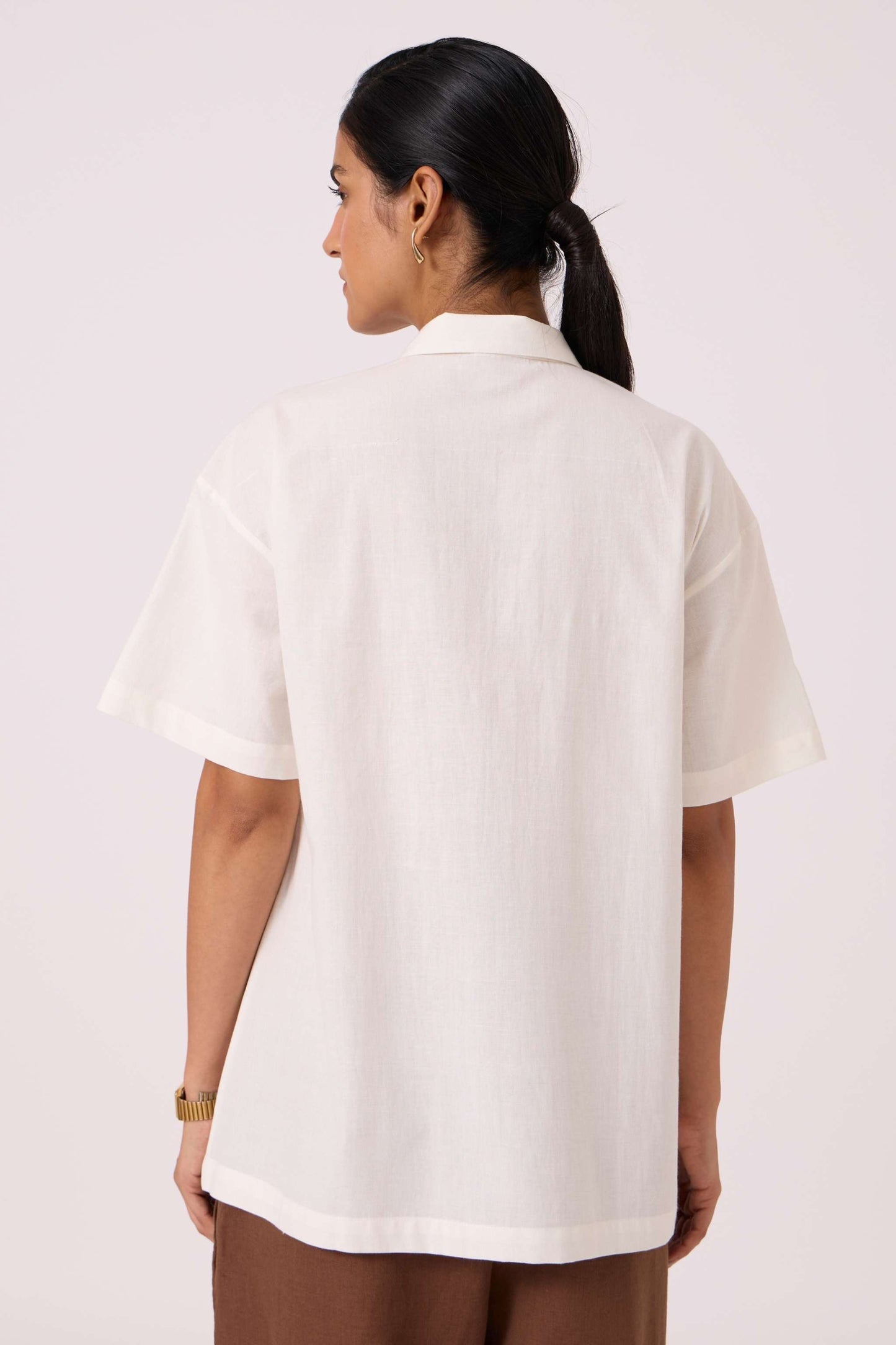 Alyosha Handwoven Embroidered Shirt