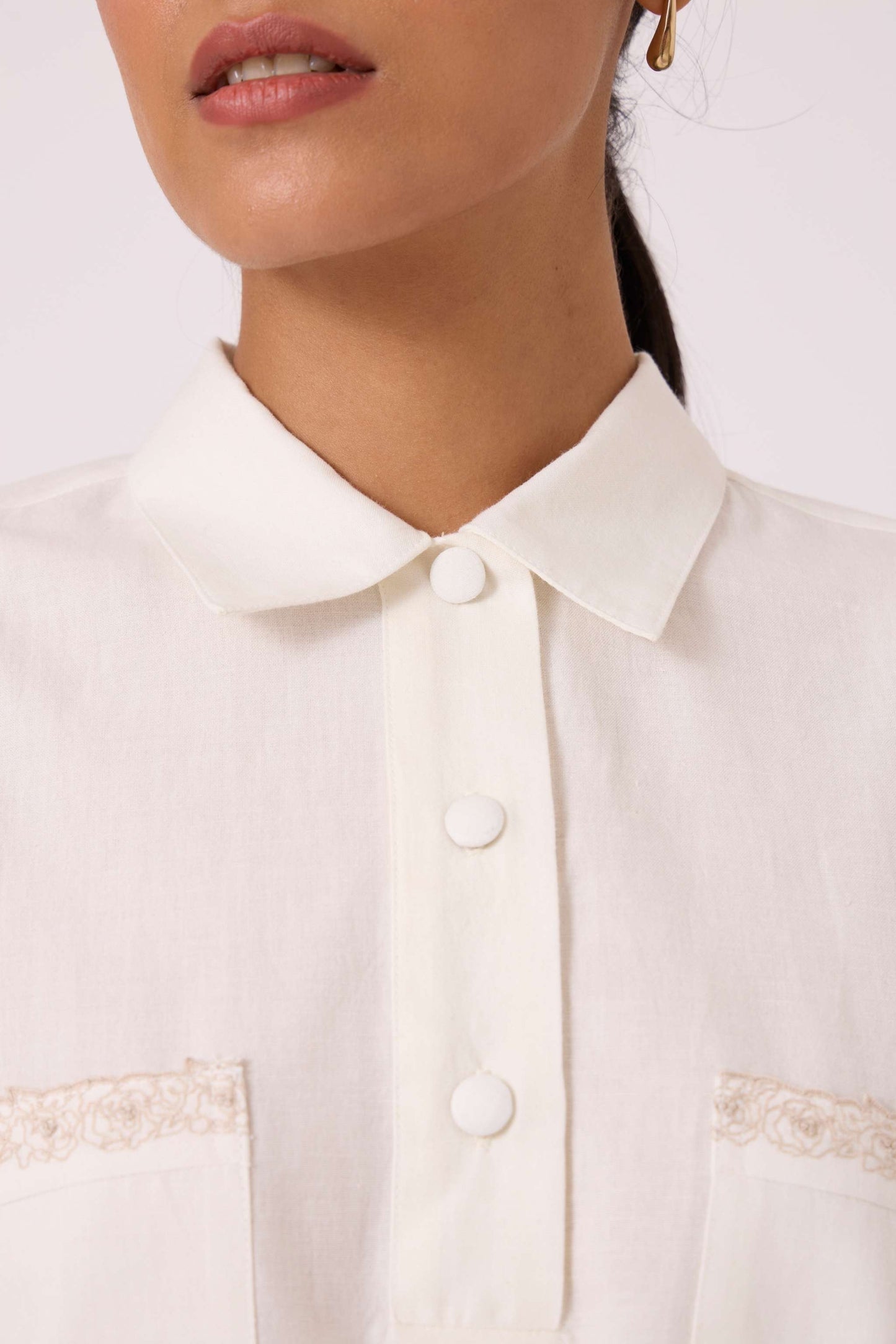 Alyosha Handwoven Embroidered Shirt