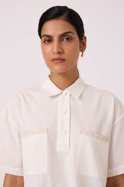 Alyosha Handwoven Embroidered Shirt